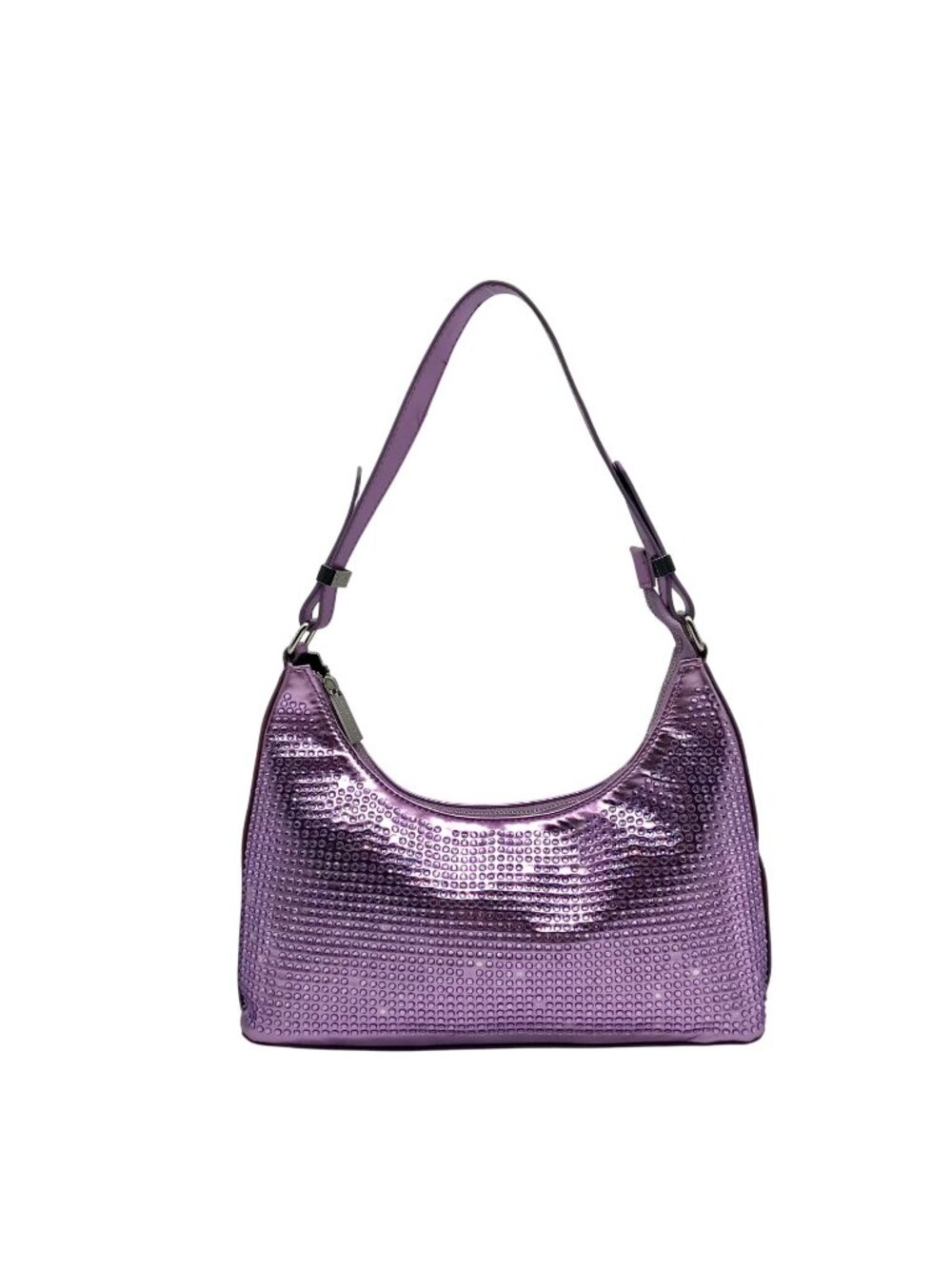 Skinnydip Purple London Sasha Lilac Rhinestone Shoulder Bag